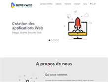 Tablet Screenshot of devinweb.com